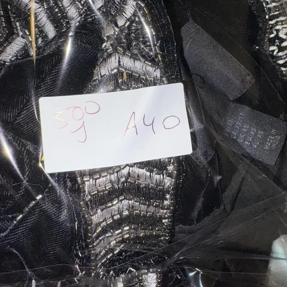 Silver beaded Elegant  Women's jacket - Picture 9 of 9